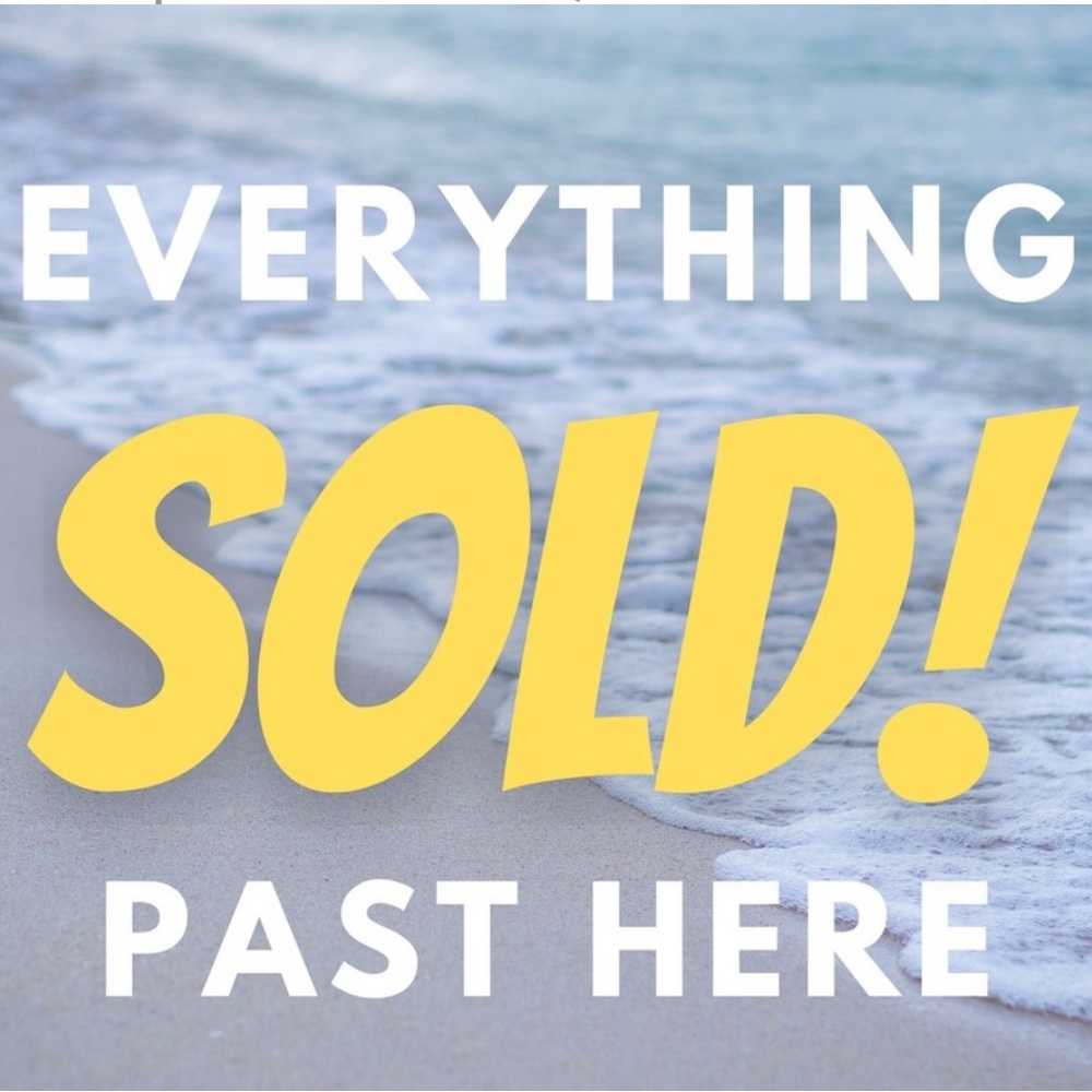 Sold items passed this point!